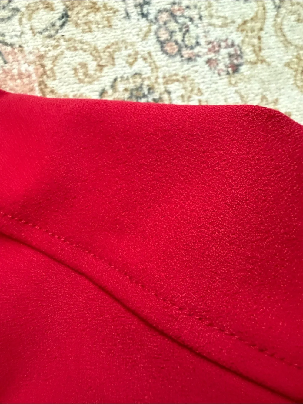 Zara Vibrant Red Double-Breasted Blazer with Gold Buttons - Picture 11 of 11